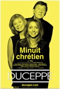 Affiche Minuit Chrétien Théâtre Jean Duceppe